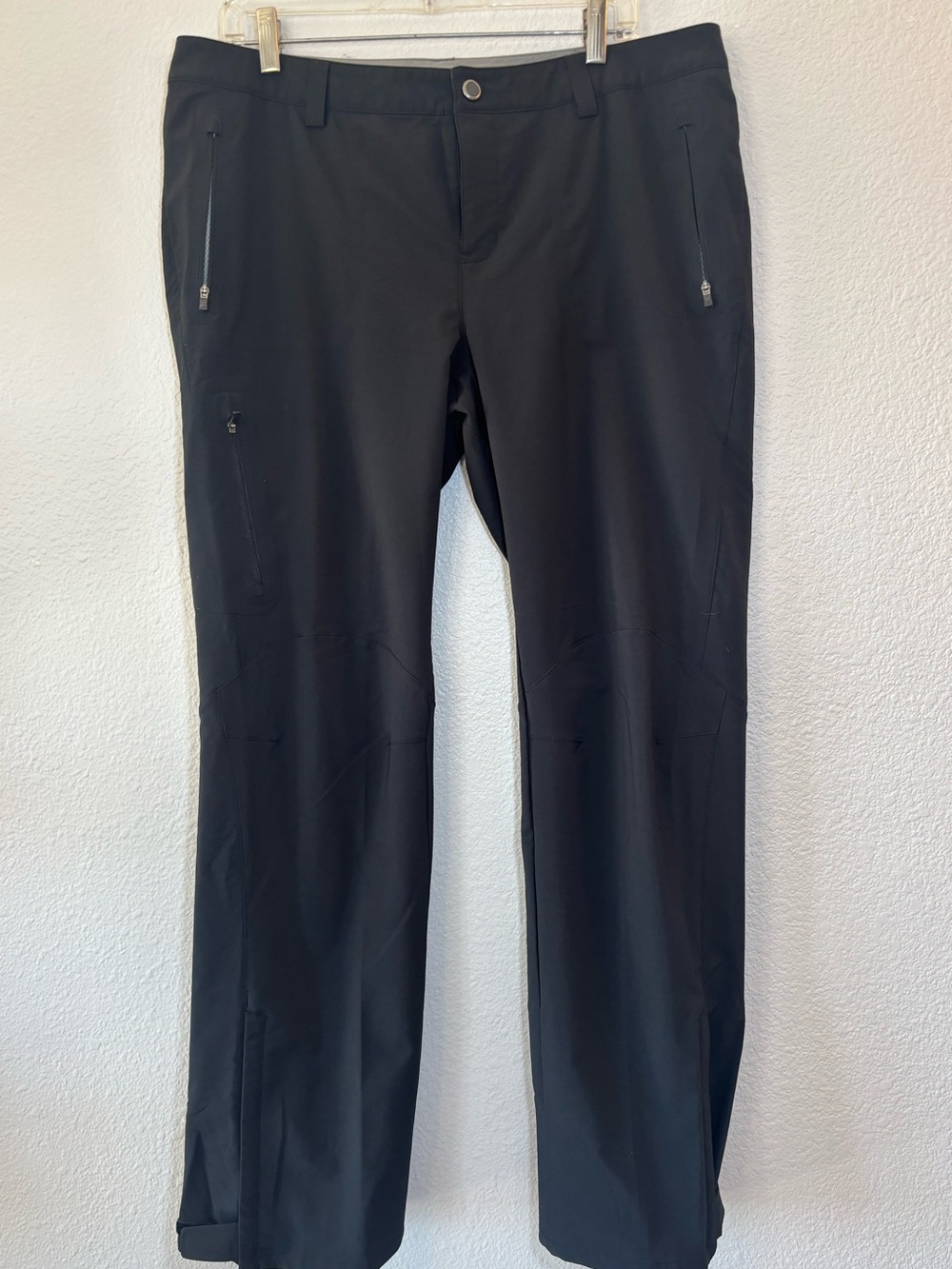 REI Womens Black Performance Technical Hiking Pants 14 Gorpcore Utility Trekking